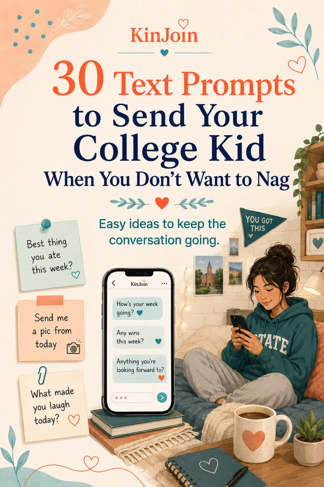 30 Text Prompts to Send Your College Kid When You Don’t Want to Nag